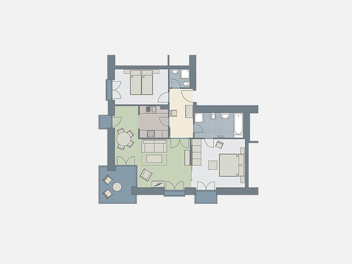 Kaiservillen Heringsdorf - Ferienwohnung Mit 2 Schlafzimmern Und Balkon D212 Bagian luar foto